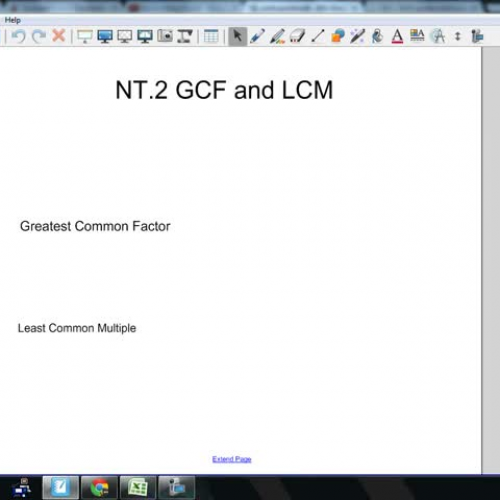 NT.2 GCF and LCM