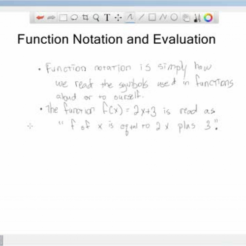 Function Notation and Evaluation