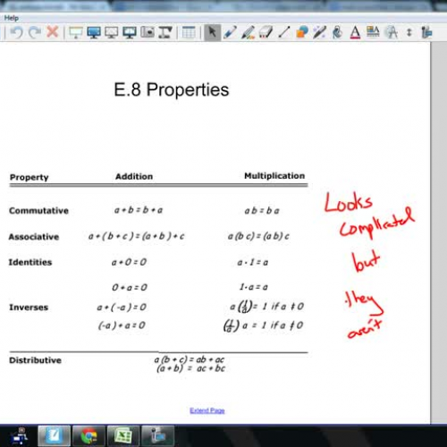 E.8 Properties