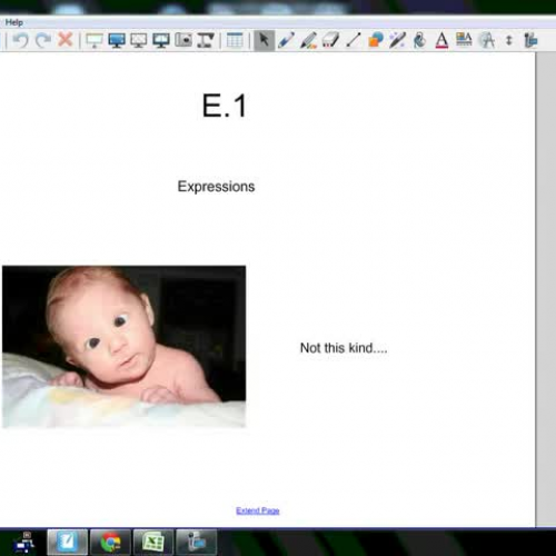E.1 Expressions
