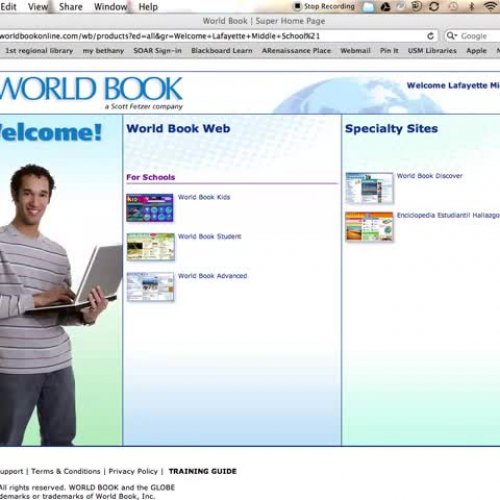 World Book online tutorial