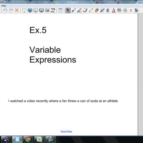 Ex.5 Variable Expressions