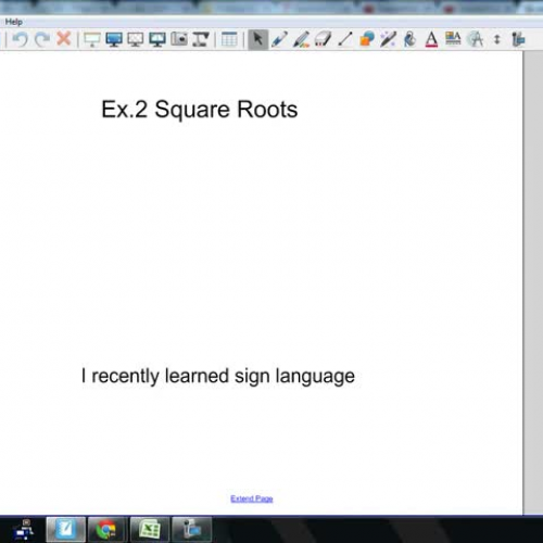 Ex.2 Square Roots