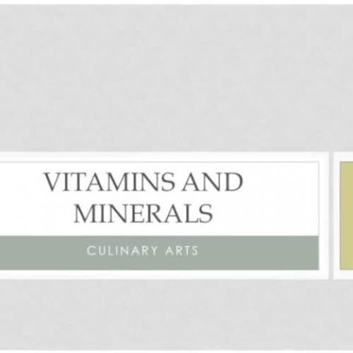 Chapter 8 Vitamins part1