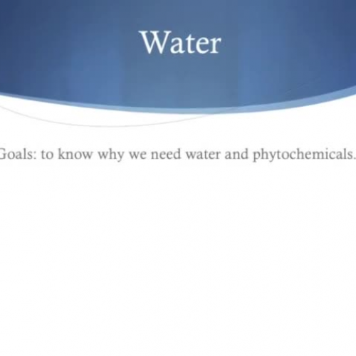 Chapter 9 Water and Phytochemicals