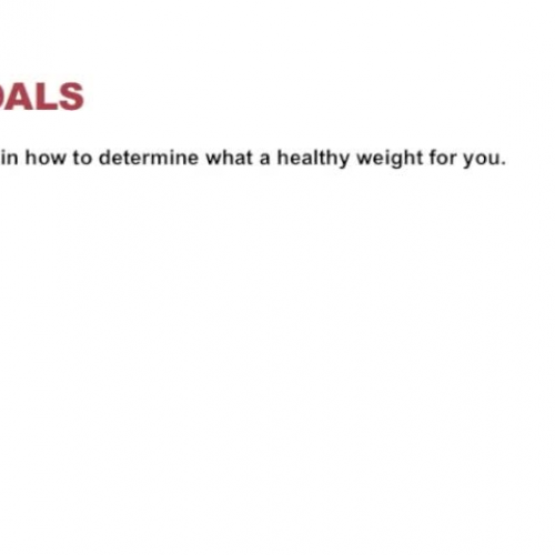 Chapter 11 Keeping a Healthy Weight