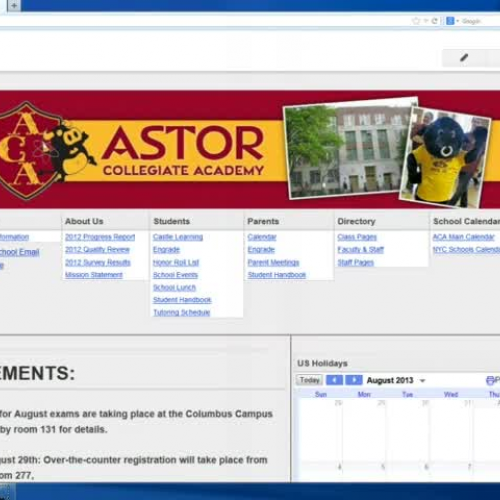 how to add announcements in Google Sites