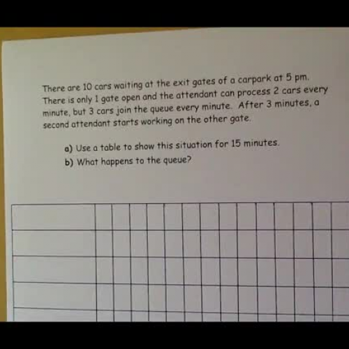 Using tables to display queuing situations_x2