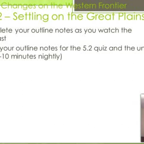 Chapter 5, Section 2 Settling the West vodcas