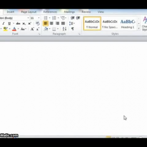 Insert Clipart into Word 2010