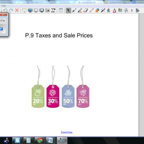 P.9 Taxes and Sales