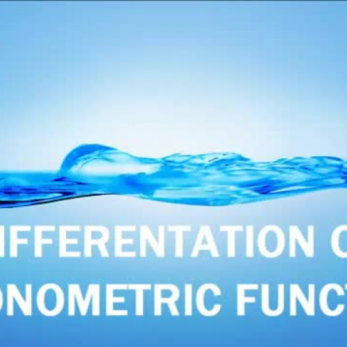 10 DIFFERENTIATION OF TRIGONOMETRIC FUNCTIONS