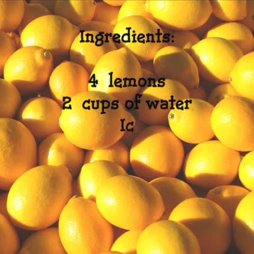 How to make lemonade