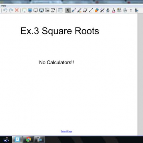 Ex.3 Square Roots