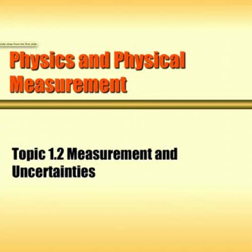 1.2 Units of Measurement