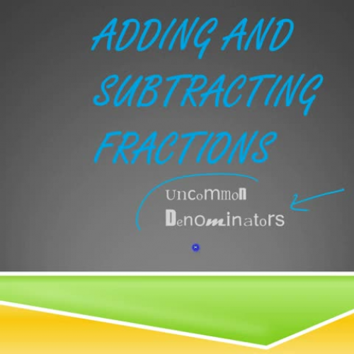 GRIZZ MATH - Adding and Subtracting FRACTIONS