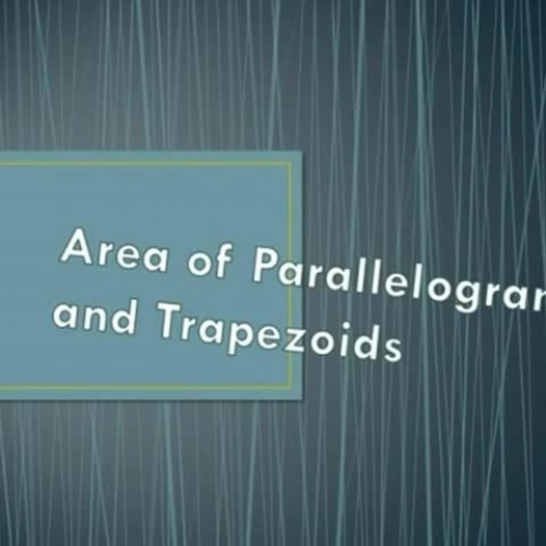 GRIZZ MATH - Area of Parallelograms and Trape