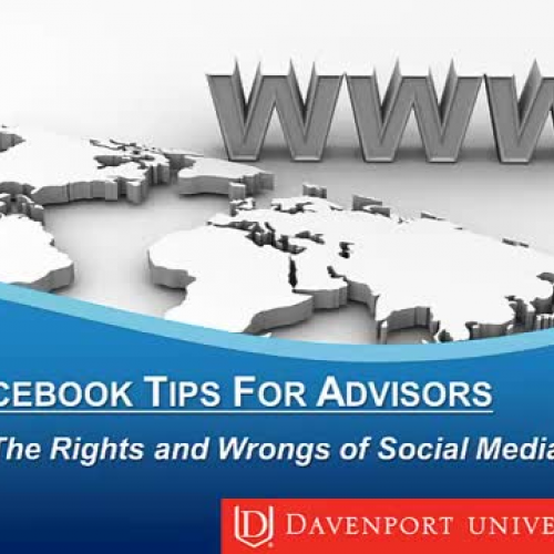 Facebook Tips For DU Advisors