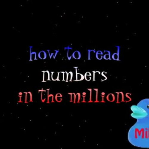 math song (place value to the millions)