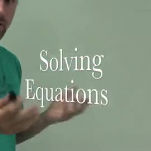 Solving Equations for a Variable