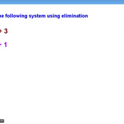 Example1SystemofQuadnLinearElim