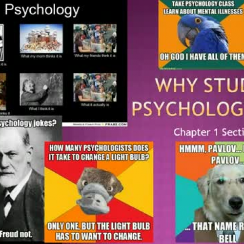 1-1: Why Study Psychology?