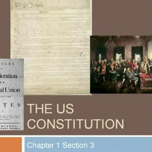 1-3- The US Consitution