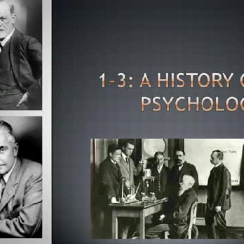 1-3- History of Psychology
