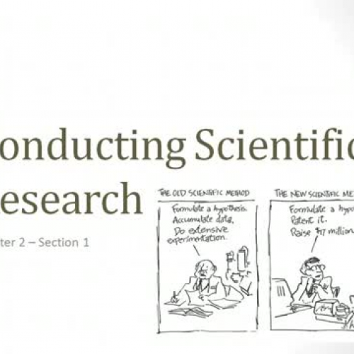 2-1- Conducting Scientific Research