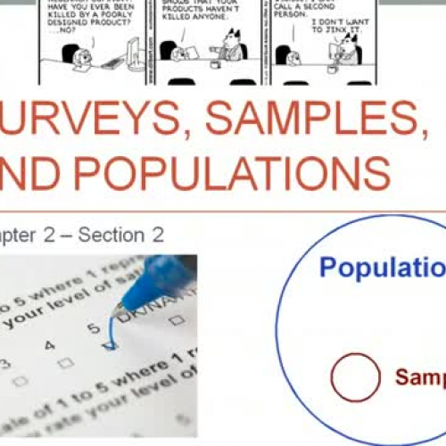 2-2- Surveys, Samples, and Populations