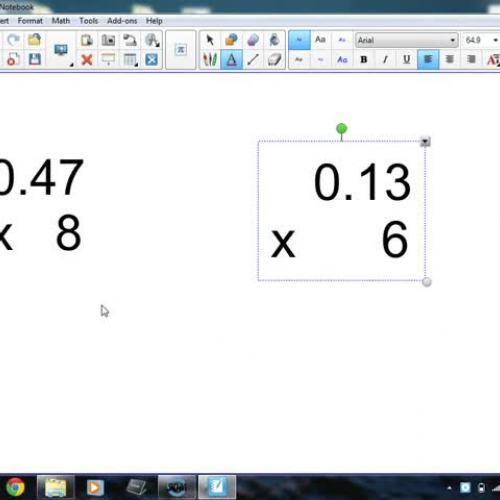 1-7 Multiplying Decimals