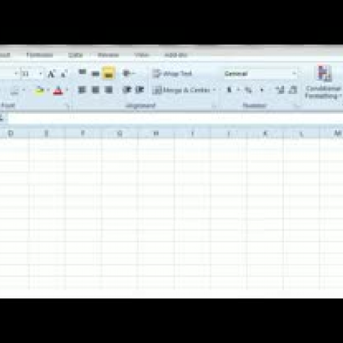 MS 2010 Excel Changing Column Width