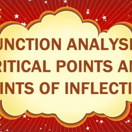 FUNCTION ANALYSIS CRITICAL POINTS AND POINTS 
