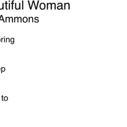 Annotating Poetry: A.R. Ammons "Beautifu