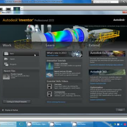 How To Make Cup In Inventor 2013