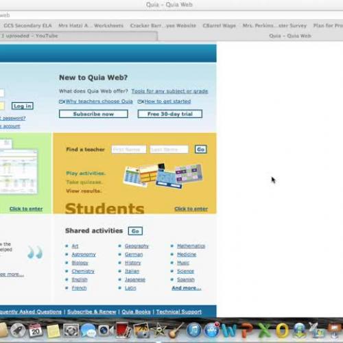 Setting up your Quia Account 2013