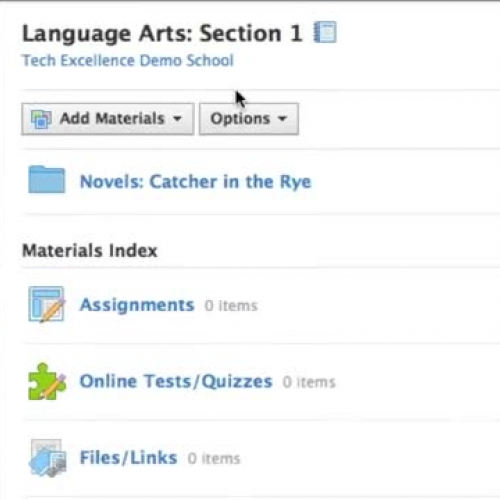 Default Landing Page