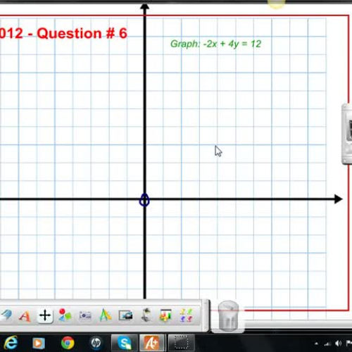 Graph Line from Eq. in Standard Form