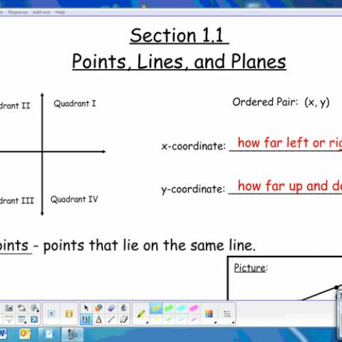 CRHS Geometry Section 1.1