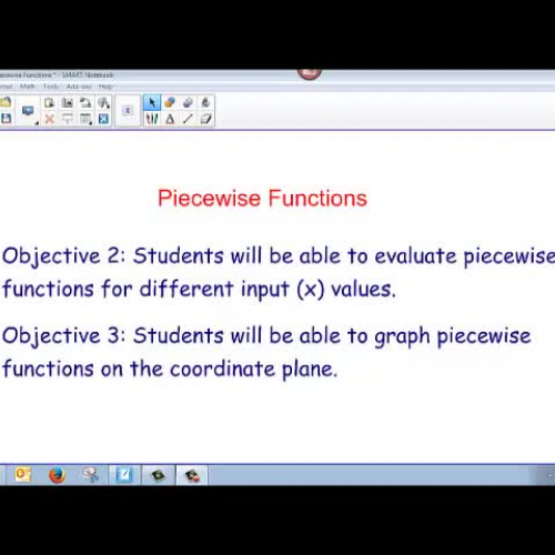 Evaluating and Graphing Piecewise Functions