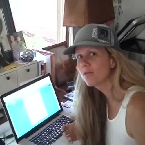 Dr. Makaiau getting started in an online clas