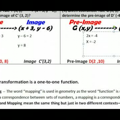 Transformations Lesson 1 (PART 2) for G.CO.2