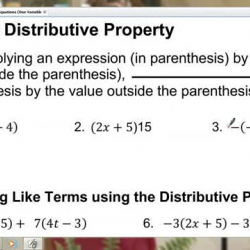 V.  The Distributive Property