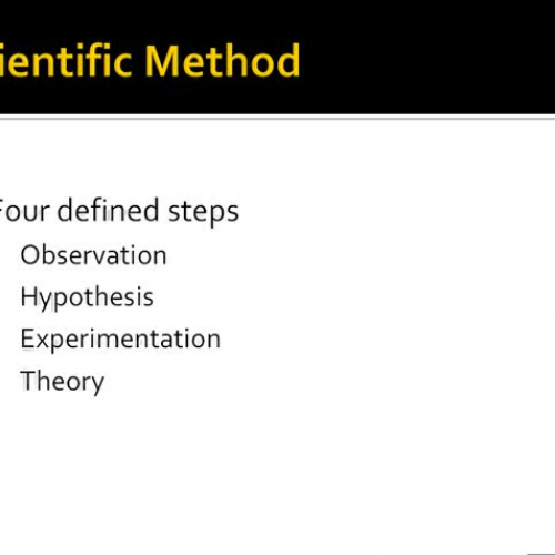 Scientific Method Chemistry
