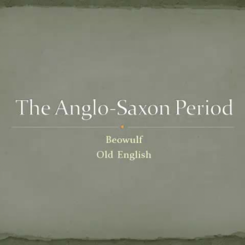 The Anglo-Saxon Introduction 1314