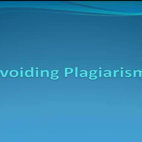 avoiding plagiarism.mp4