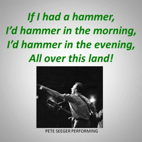 If I had a hammer (vocals)