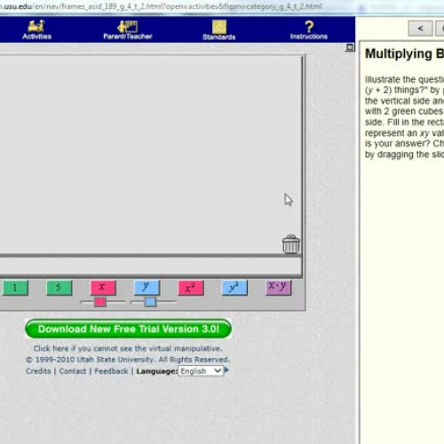 Multiplying Binomials with Algebra Tiles