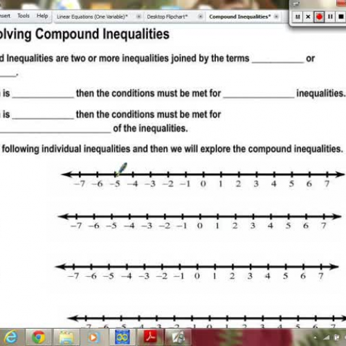 XIII.  Solving Compound Inequalities