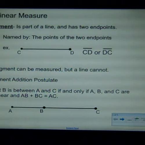 Linear Measure